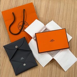 Hermès Calvi Card Holder
